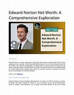 A Comprehensive Exploration of His Net Worth