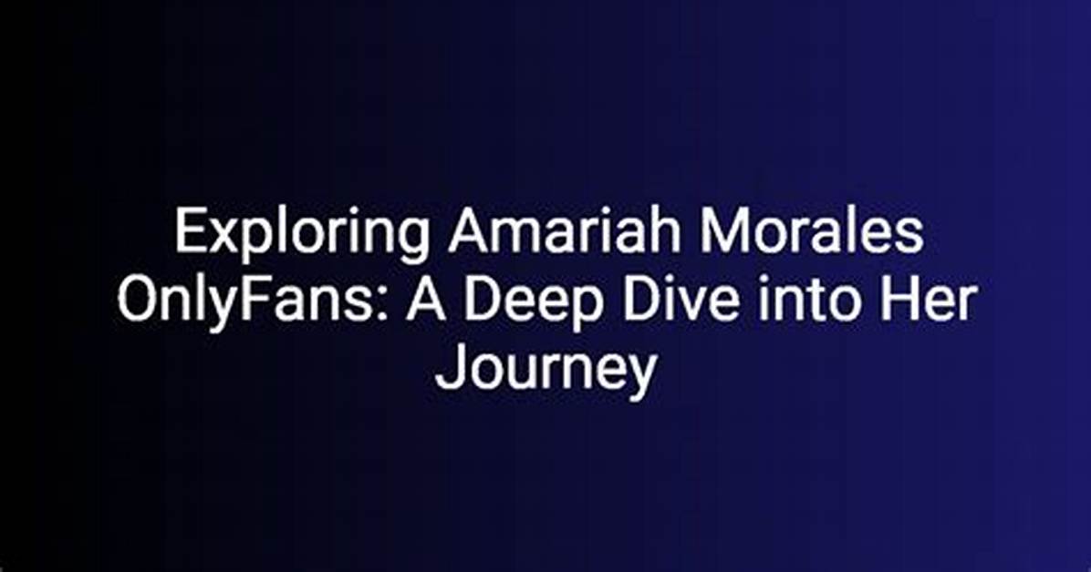 A Deep Dive into Her Extraordinary Journey