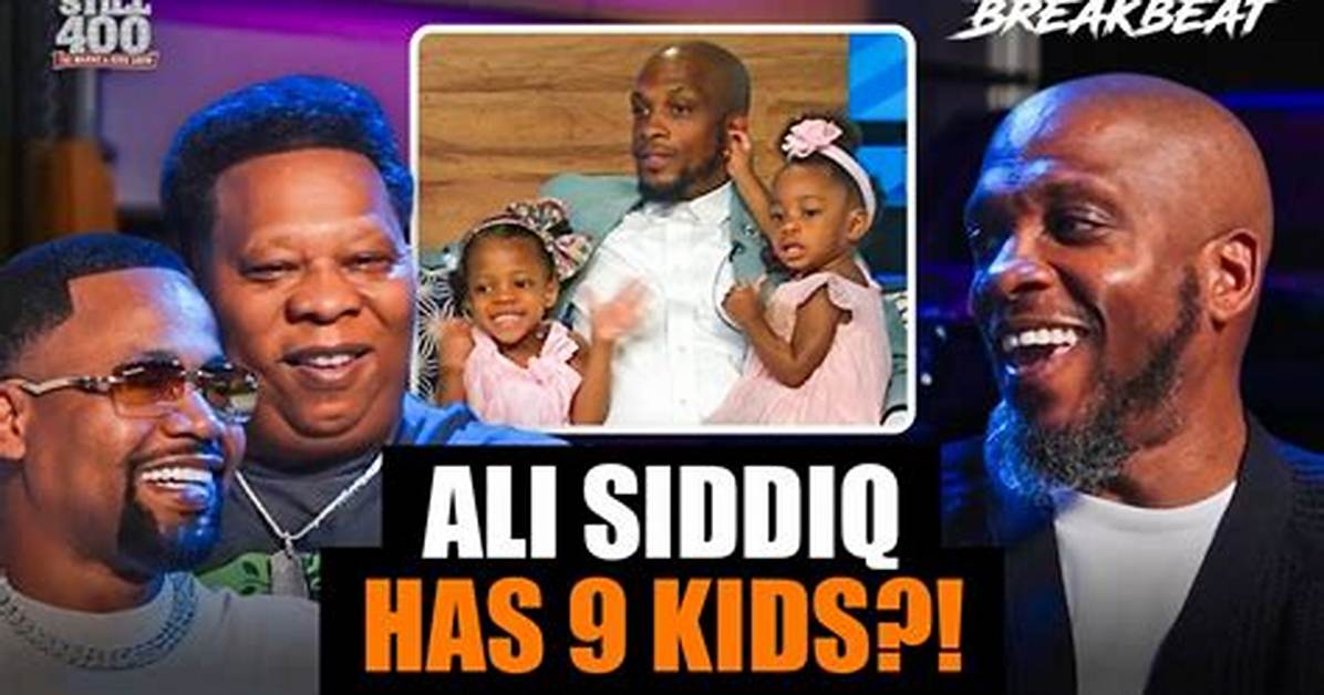 Ali Siddiq's Children: a Deep Dive into His Family Life