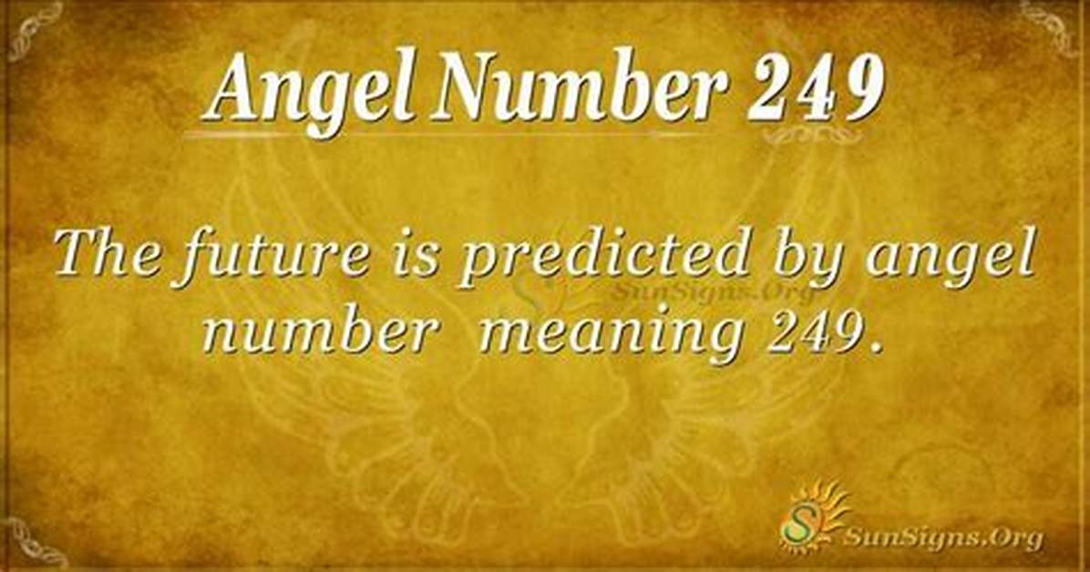 Angel Number 249 |