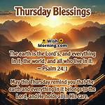 Bible Verse Thursday Blessings