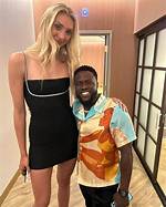 Cameron Brink and Kevin Hart