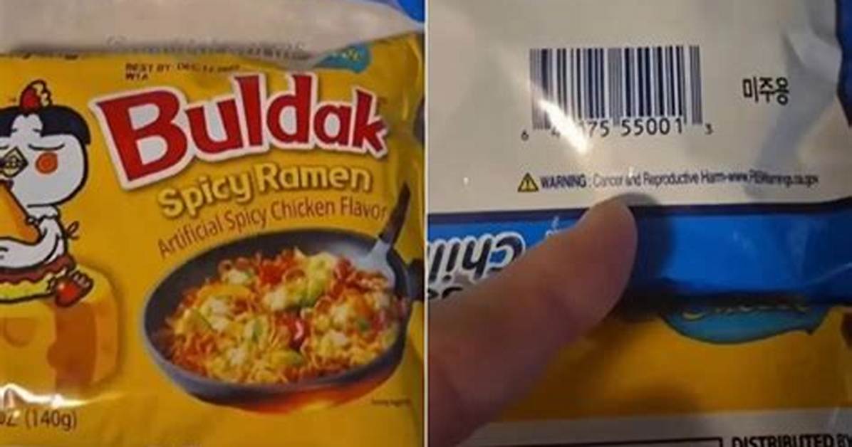 Cdc Warning About Ramen Noodles: What You Need to Know