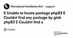 Couldn't Find Any Package by Glob 'Php-7.4'