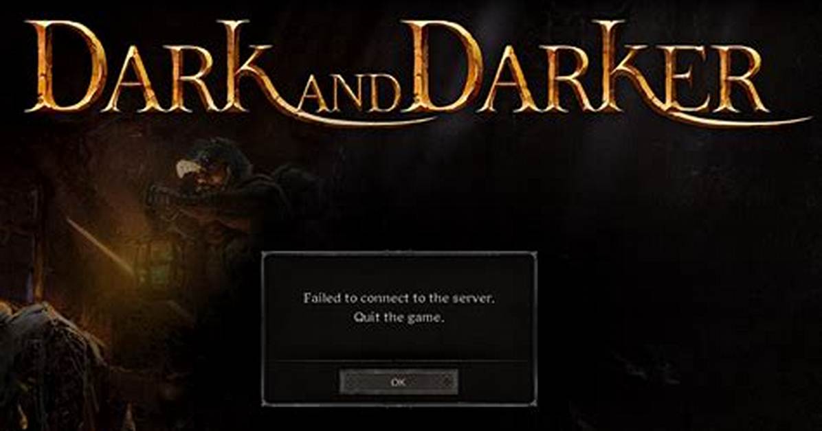 Dark and Darker Server Error, How to Check Dark and Darker Server Status?