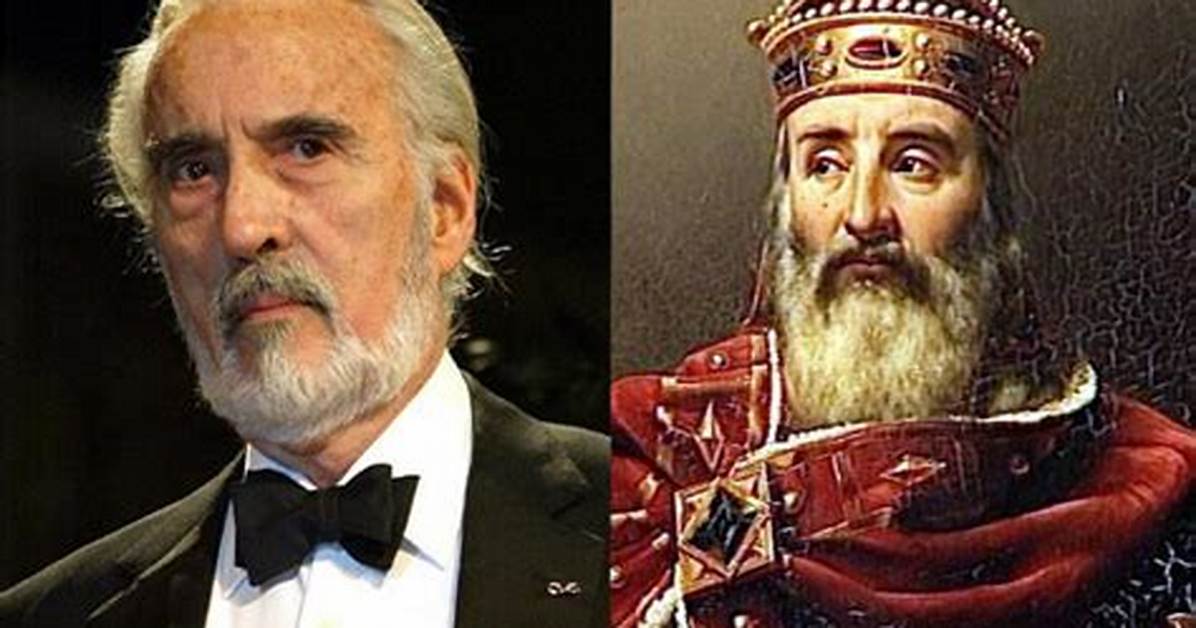 Exploring Christopher Lee's Charlemagne Ancestry: a Journey Through Time
