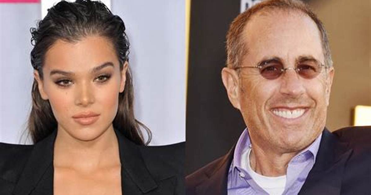 Hailee Steinfeld and Jerry Seinfeld