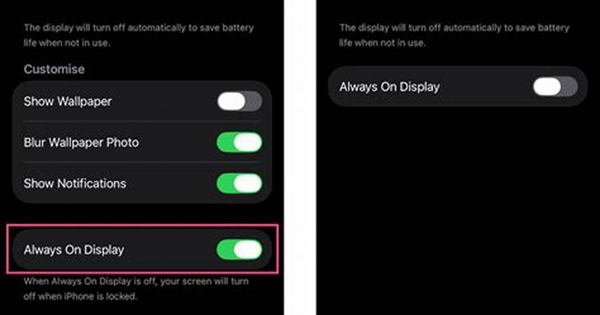 How to Turn off the Always-on Display on iPhone 15 Pro and 14 Pro