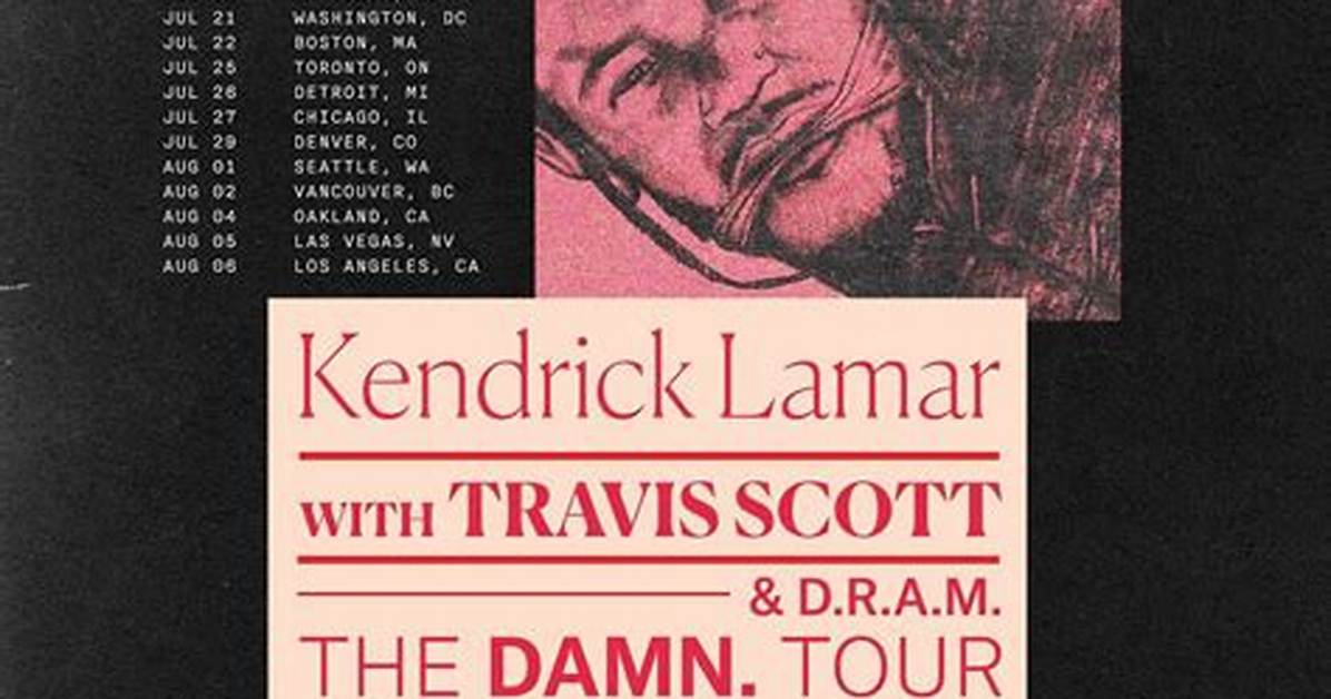 Kendrick Lamar Announces the Damn. Tour ·
