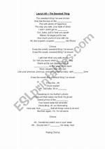 Lauryn Hill Sweetest Thing Lyrics