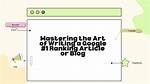Mastering the Art of Checking Google Ranking for Your Website