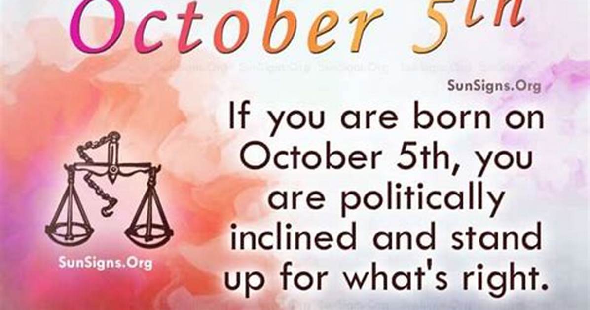 October 5 Famous Birthdays - Sunsigns. Org