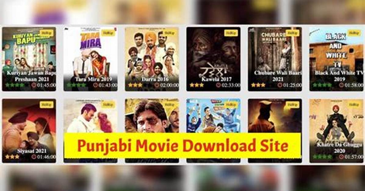 Punjabi Movies Download: a Comprehensive Guide to Watching Your Favorite Films