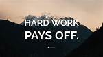 Remember Hard Work Pays ·