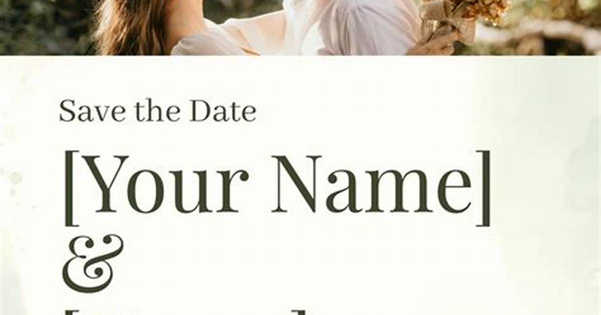 Save the Date Templates