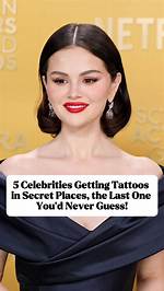 Secret Hidden Tattoos! Know Which Celebrities Are Owners of Such Hidden Body Art!
