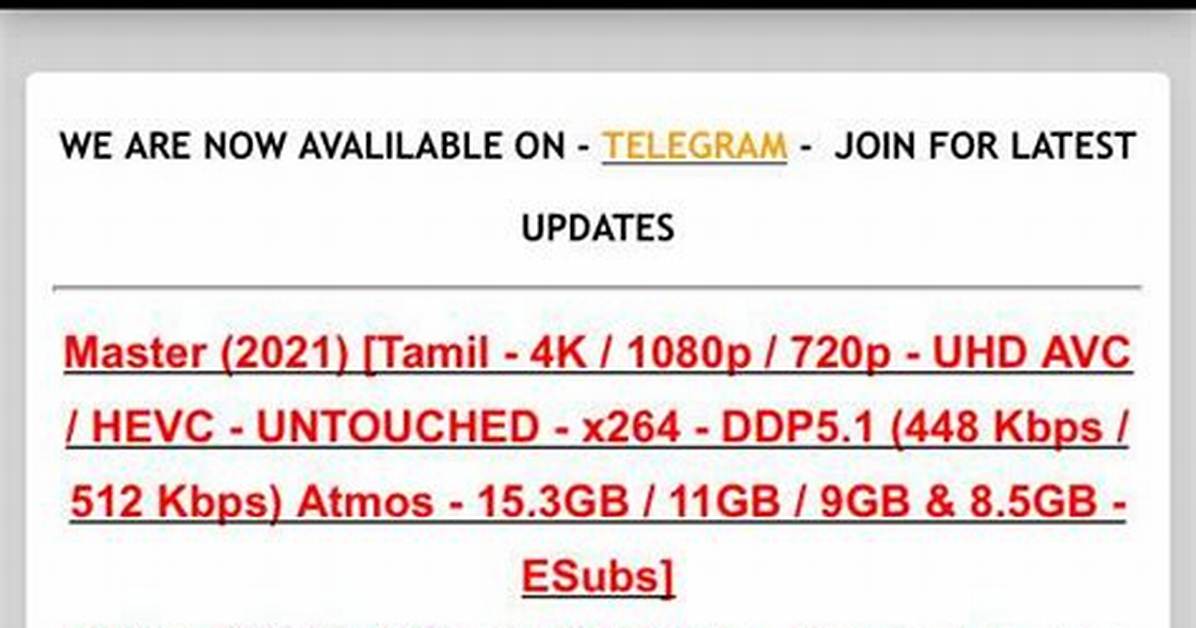 Tamilblasters New Link 2024 Movie Download: a Comprehensive Guide