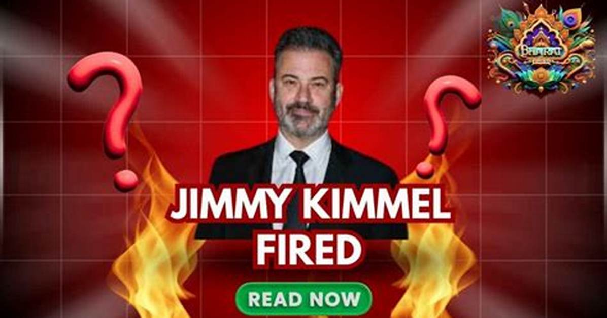 The Truth Behind "Abc Fired Jimmy Kimmel"