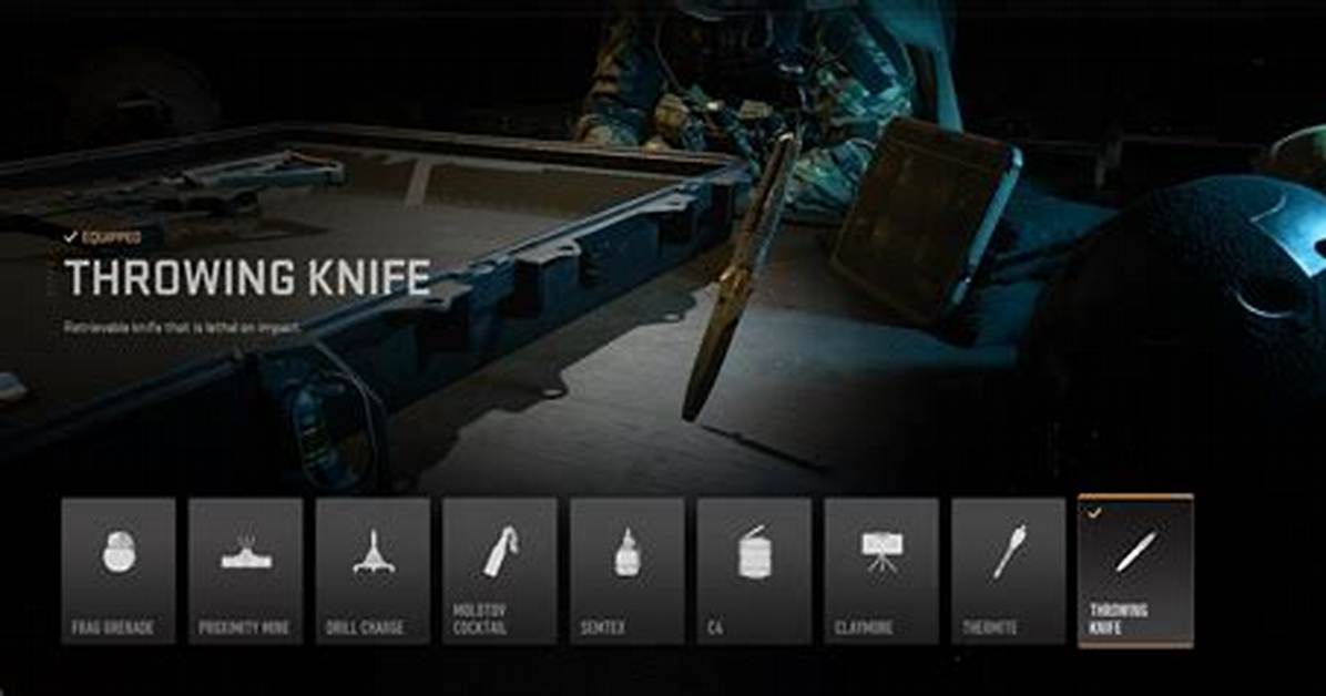 Throwing Knife | Lethal Equipment in Modern Warfare 2 and Warzone 2