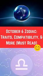 Understanding the October 6 Zodiac: Traits, Compatibility, and More
