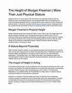 Unlocking Physical and Charismatic Stature