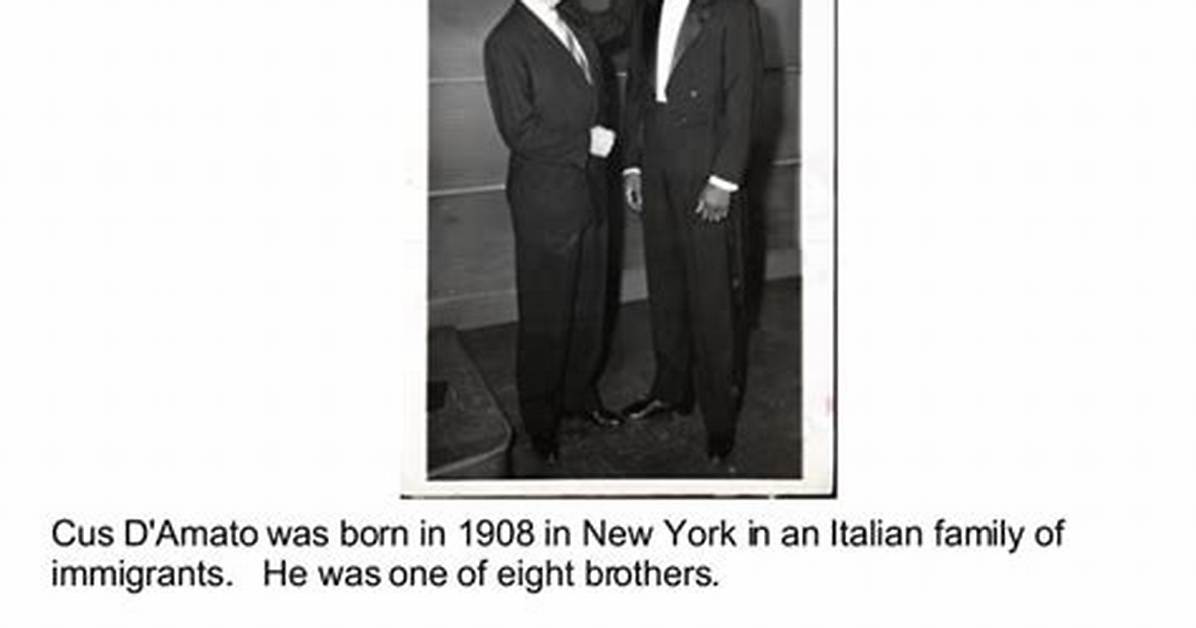 Unveiling the Cause Behind Cus D'amato's Untimely Demise