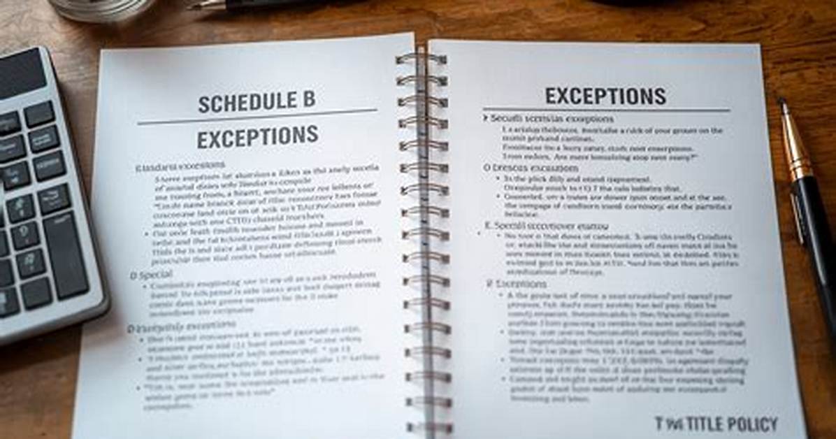 What Are Exceptions to Title Insurance? |